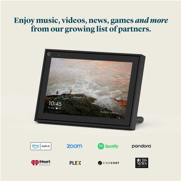 FACEBOOK (META) PORTAL SMART VIDEO CALLING FOR THE HOME WITH 10” TOUCH SCREEN - Picture 2 of 10